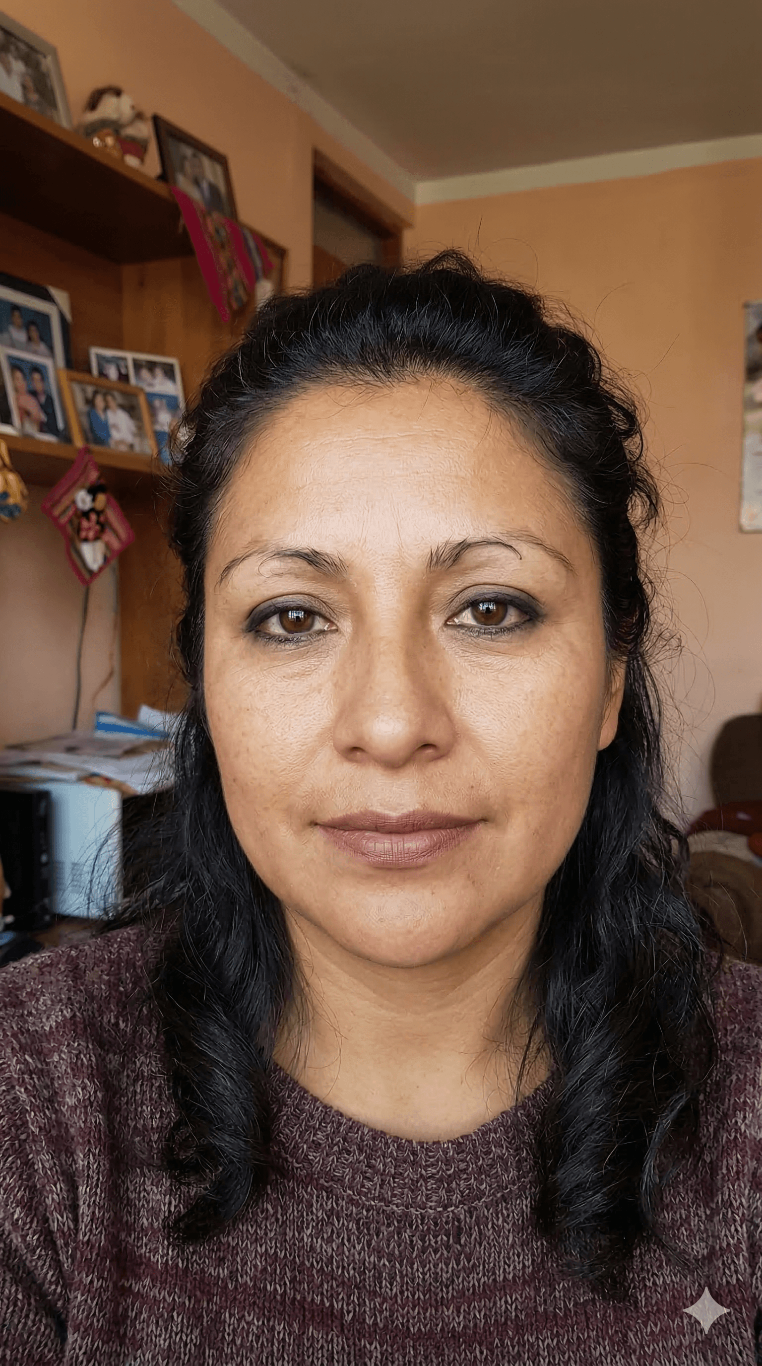 Before — Peruvian woman